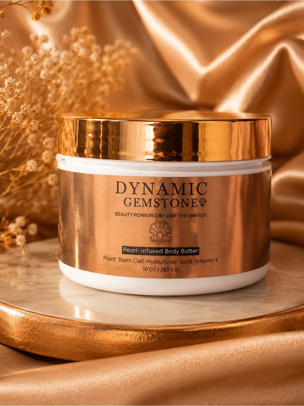 Dynamic Gemstone Pearl-Infused Body Butter